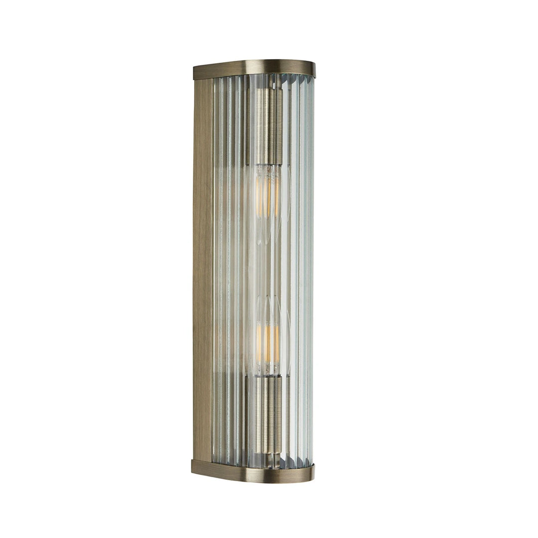 Ridgeton 2 Wall Light - Antique Brass