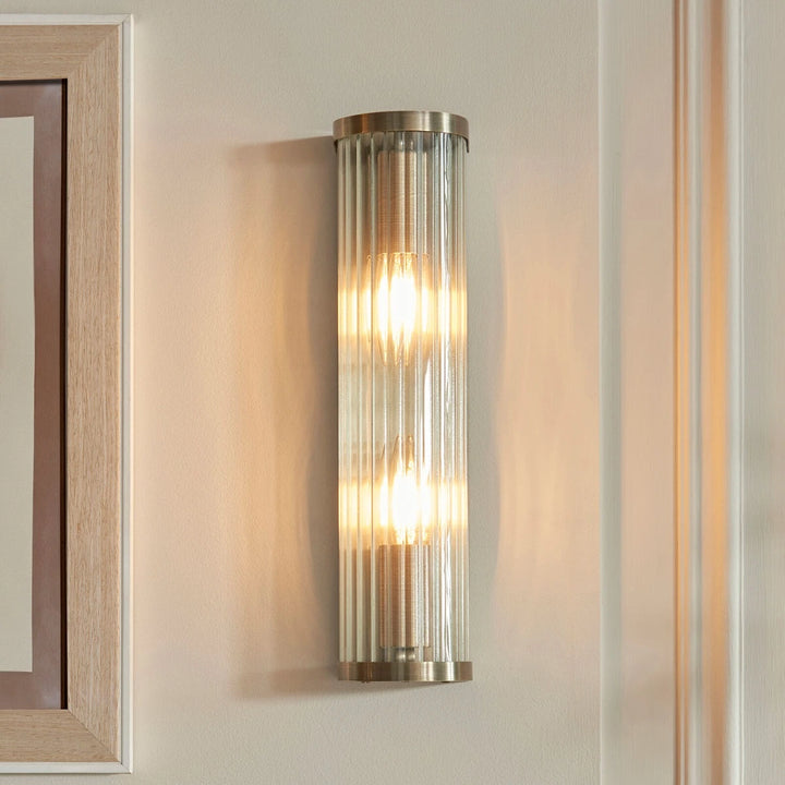 Ridgeton 2 Wall Light - Antique Brass