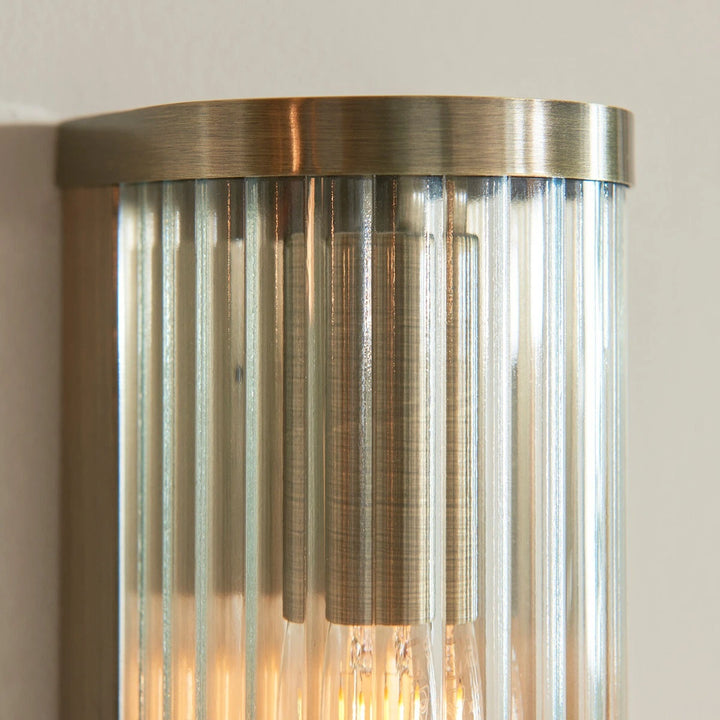 Ridgeton 2 Wall Light - Antique Brass
