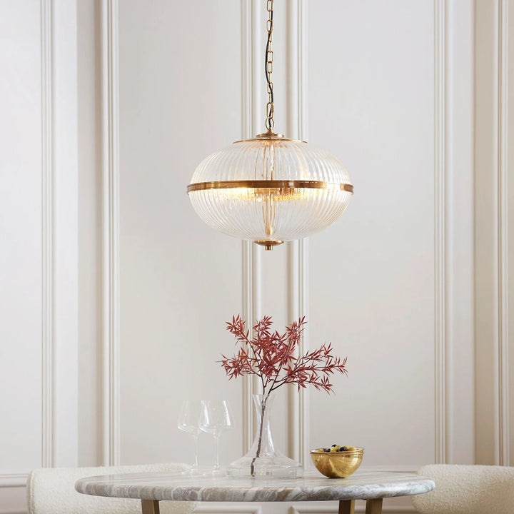 Somerset 3 Pendant Light - Vintage Brass