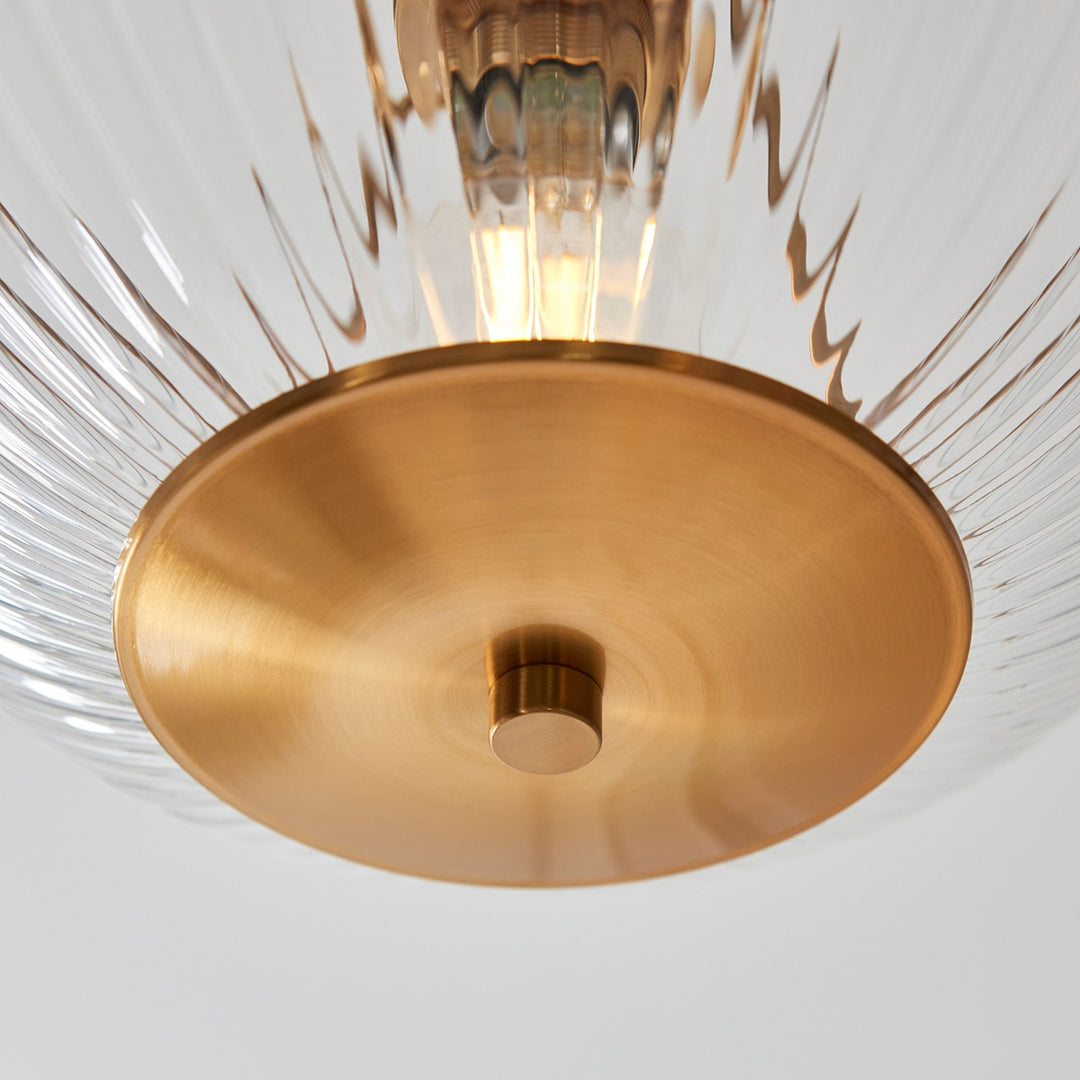 Somerset Bowl Ceiling Light - Vintage Brass