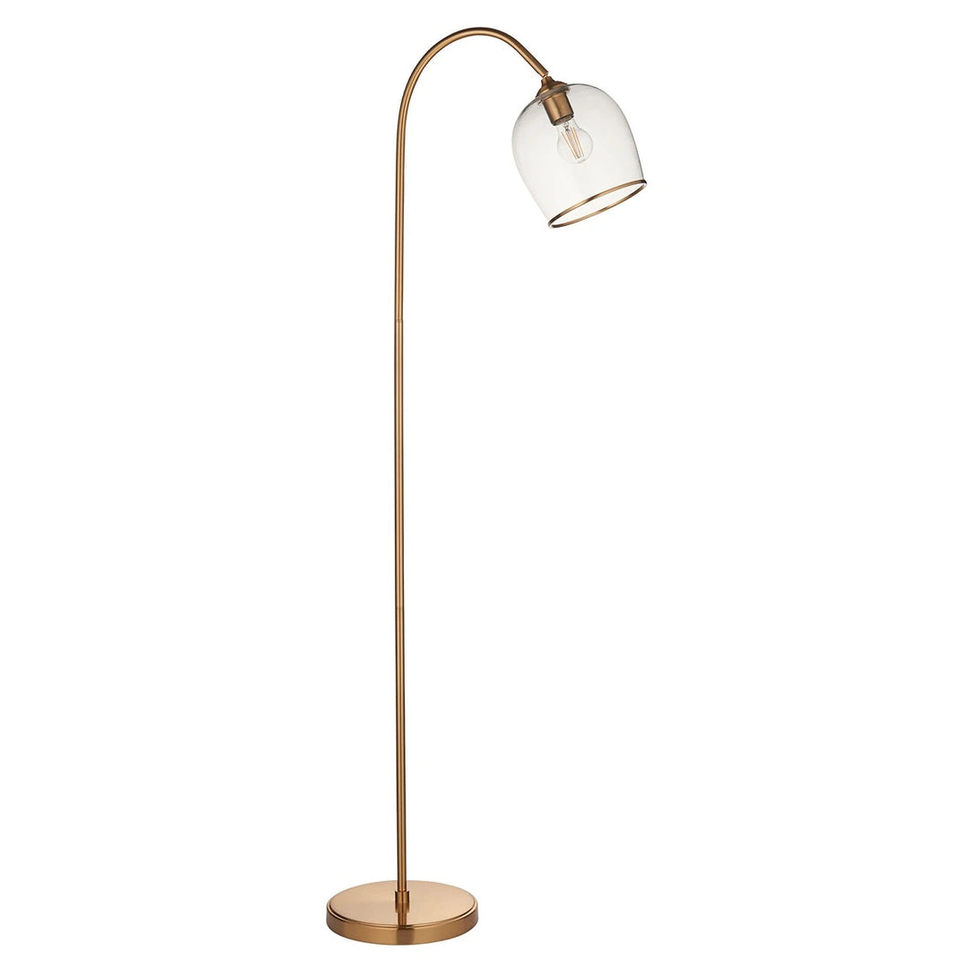 Ashcroft Floor Lamp - Brushed Aged Brass
