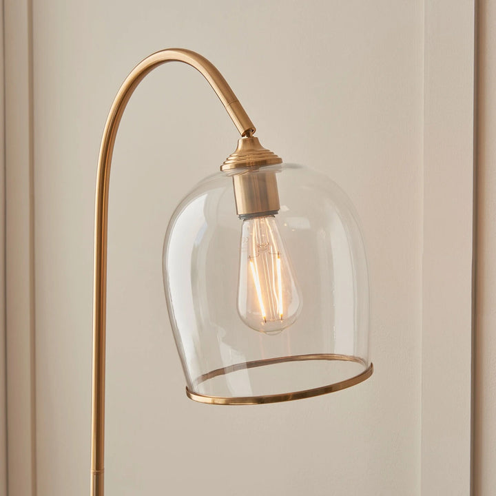 Ashcroft Floor Lamp - Brushed Aged Brass