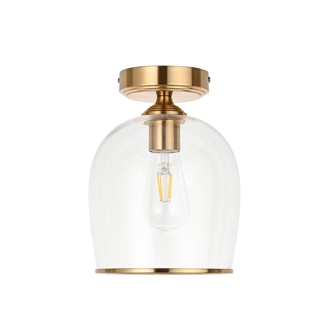 Ashcroft Ceiling 1 Light - Brushed Aged Brass
