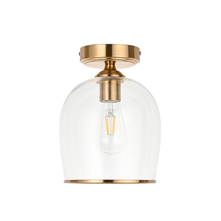 Ashcroft Ceiling 1 Light - Brushed Aged Brass