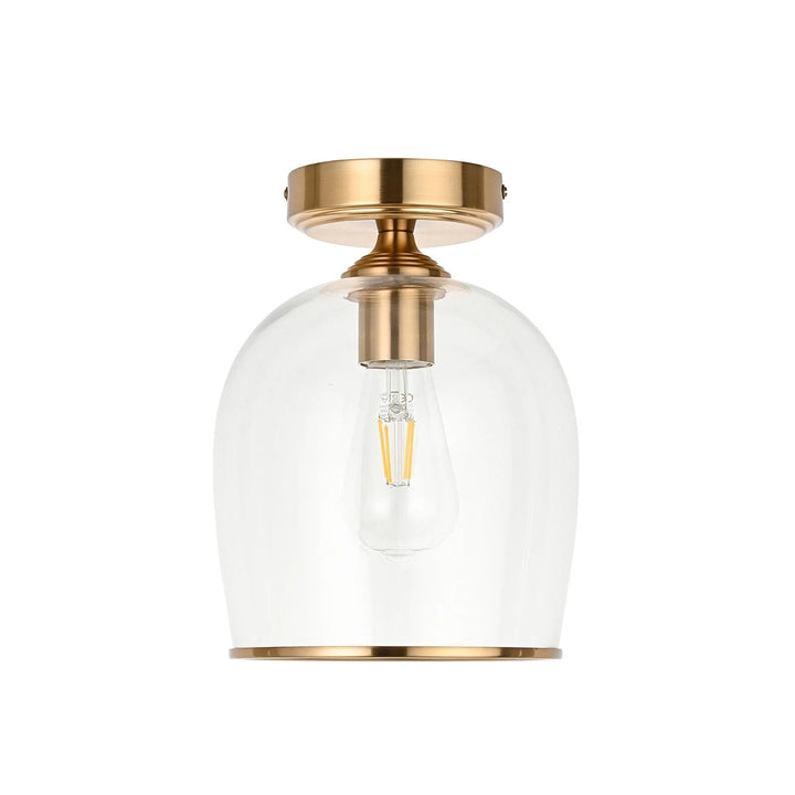 Ashcroft Ceiling 1 Light - Brushed Aged Brass