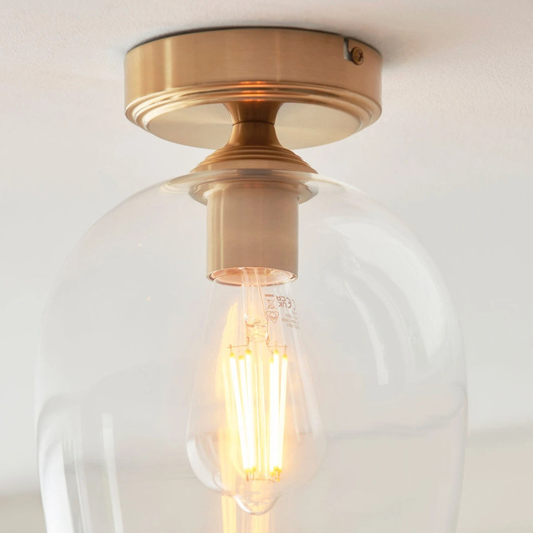 Ashcroft Ceiling 1 Light - Brushed Aged Brass
