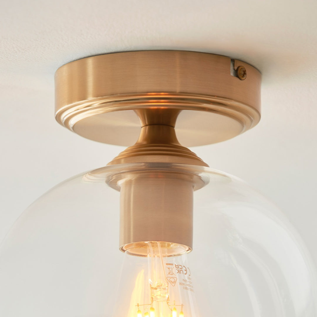Ashcroft Ceiling 1 Light - Brushed Aged Brass