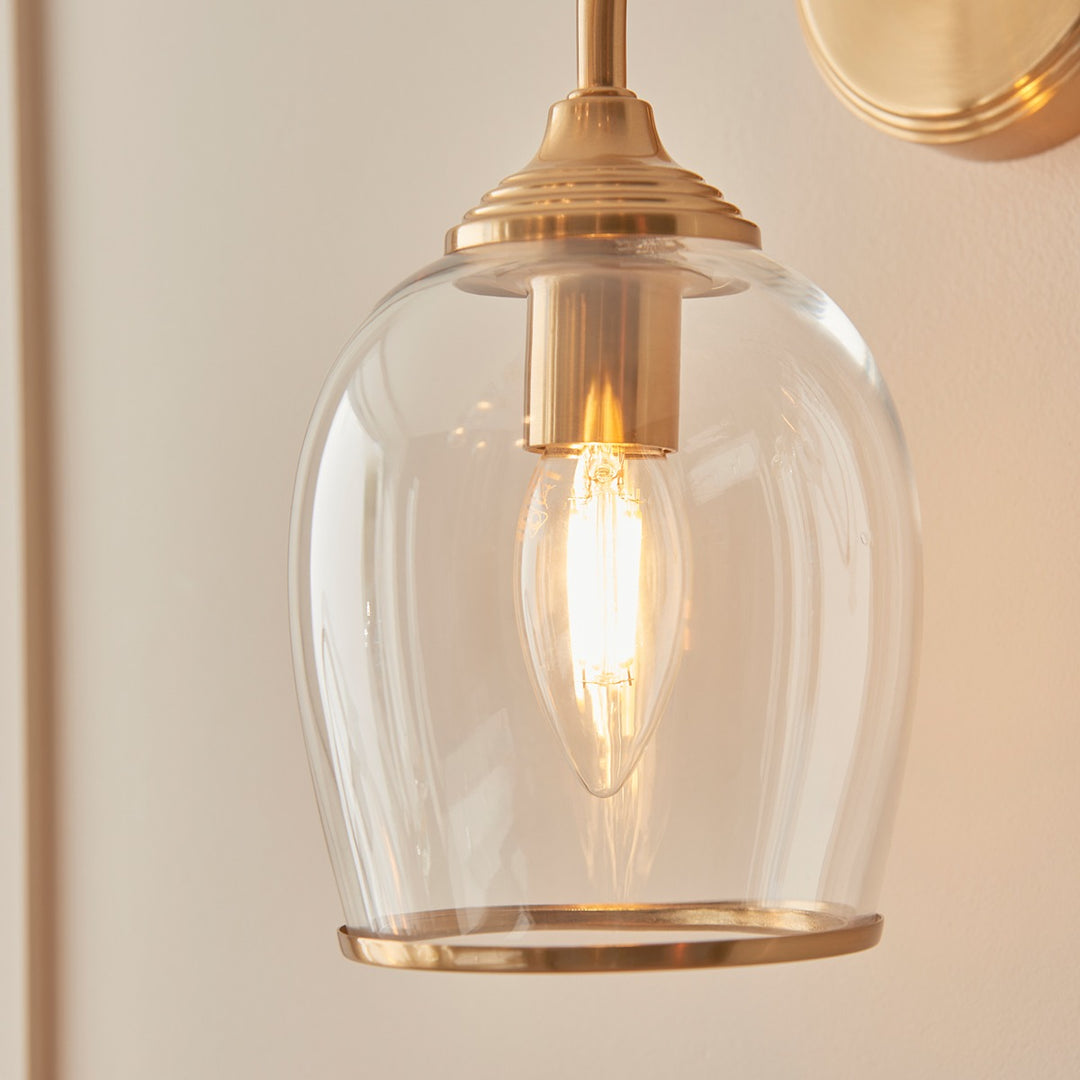 Ashcroft Wall Light - Brushed Aged Brass