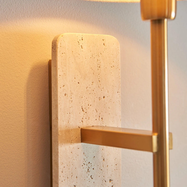 Faro Travertine Wall Light - Natural