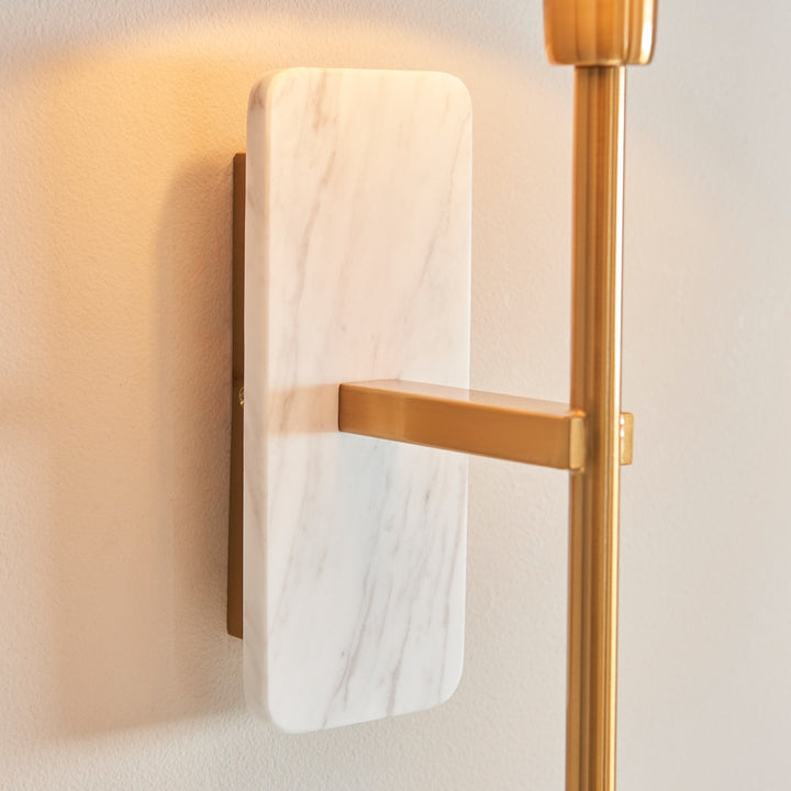 Faro Wall Light White - Volakas Marble