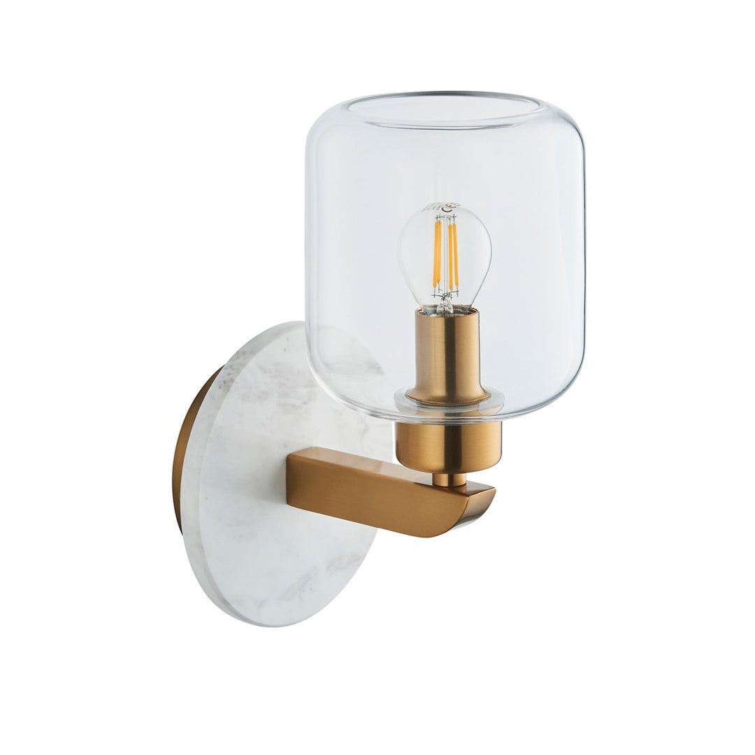 Travi Wall Light - White Volakas Marble
