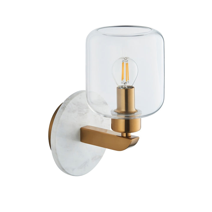 Travi Wall Light - White Volakas Marble