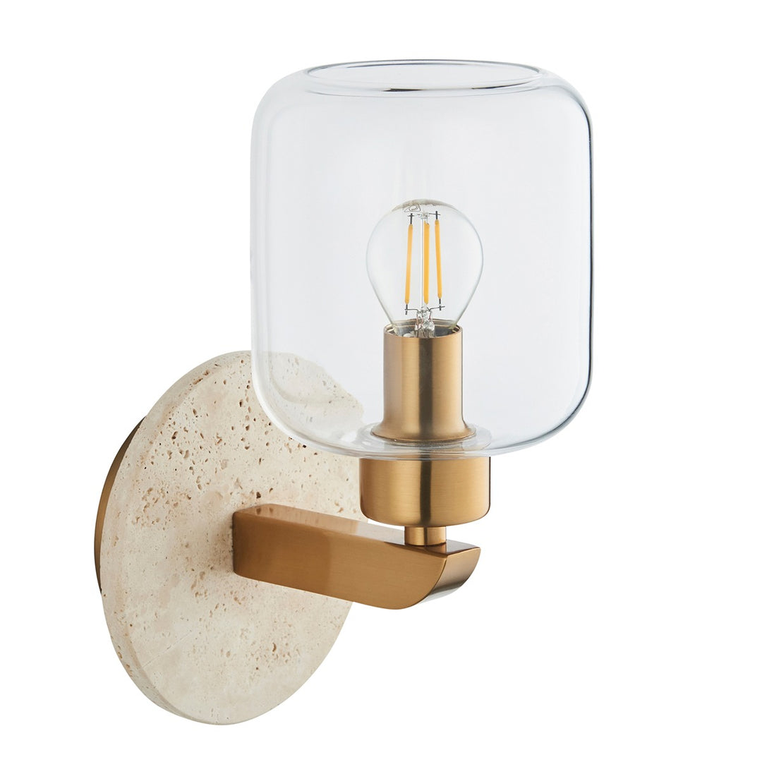 Travi Wall Light - Natural Travertine