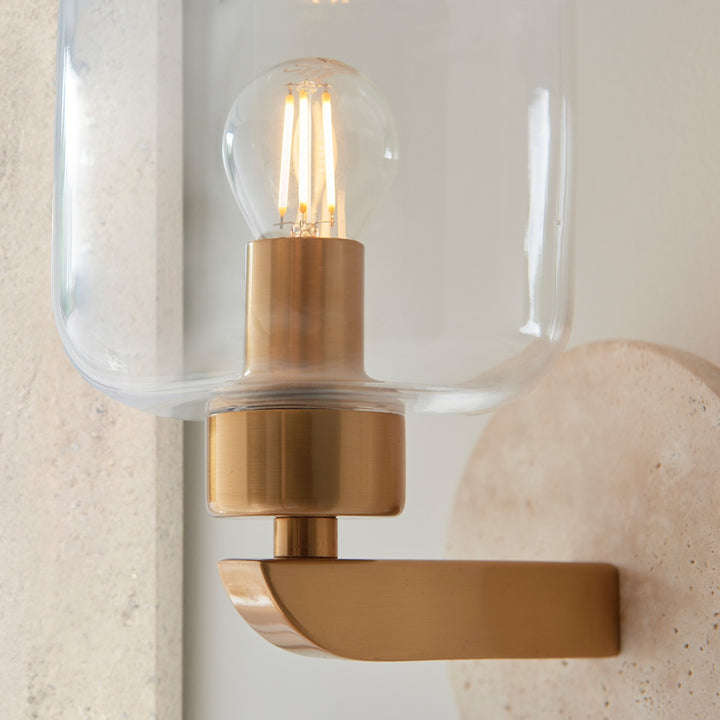 Travi Wall Light - Natural Travertine