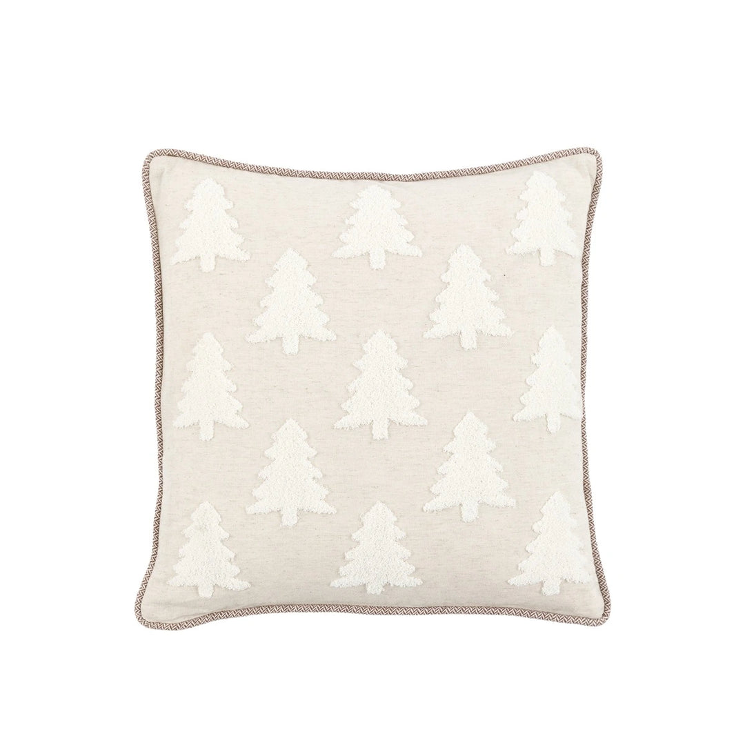 Woodland Embroidered Tree Cushion 45x45cm