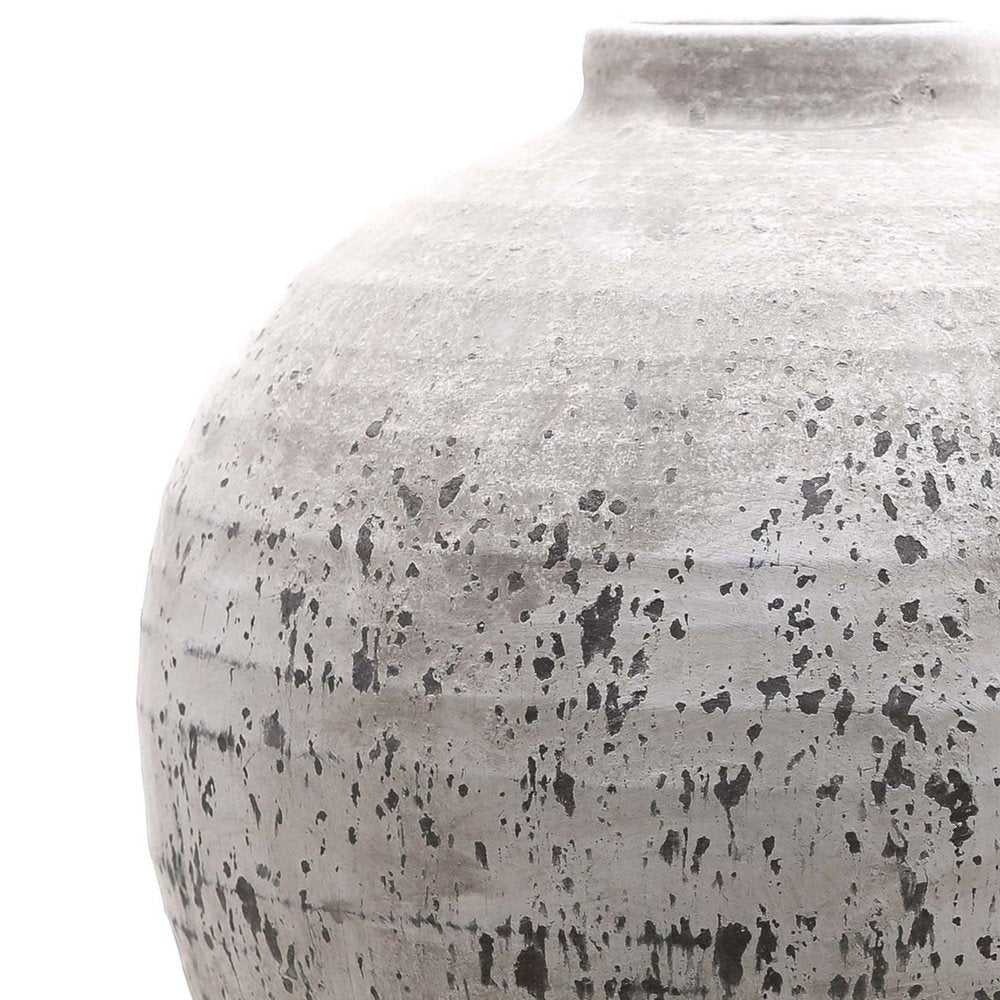 Hill Interiors Tiber Stone Ceramic Vase