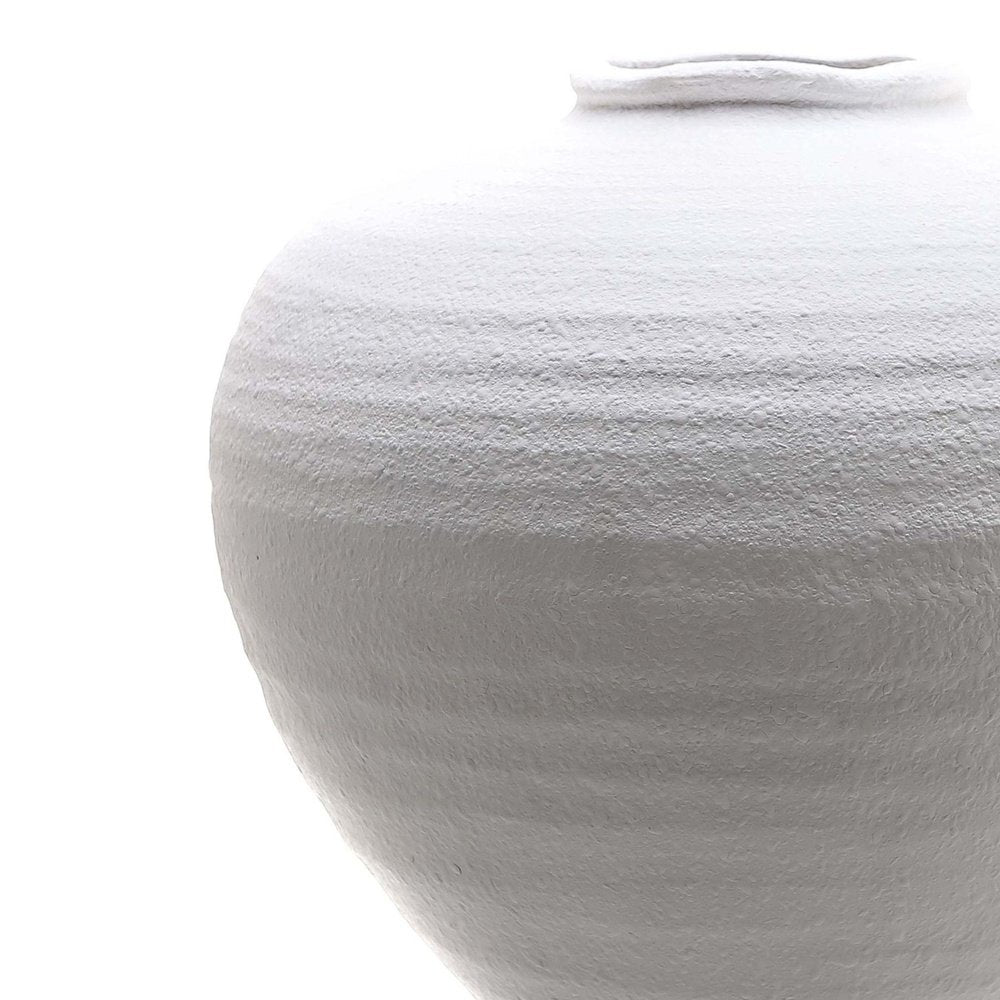  Hill-Hill Interiors Regola Matt Ceramic Vase in White-White 973 