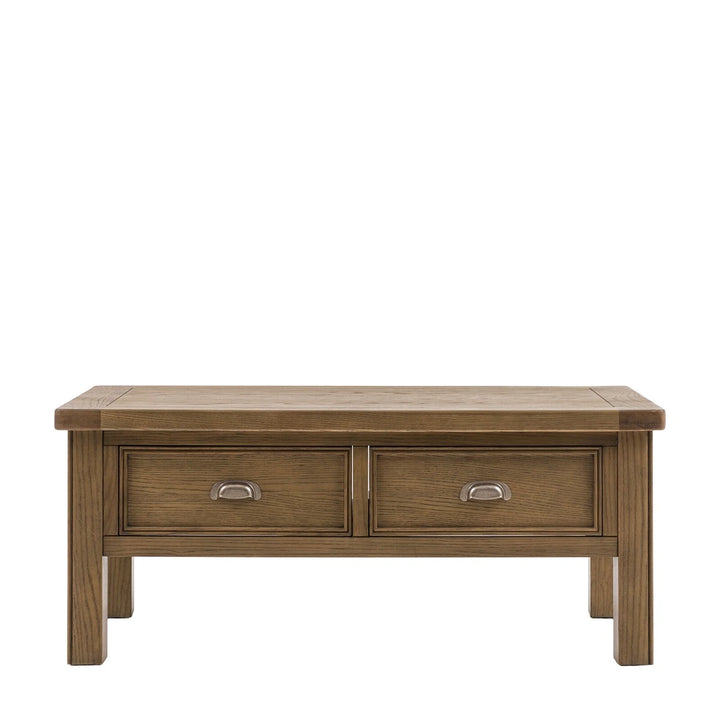 Hardwick 2 Drawer Coffee Table - Natural