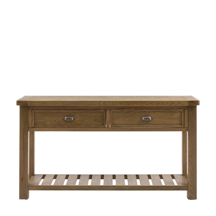 Hardwick 2 Drawer Console Table - Natural