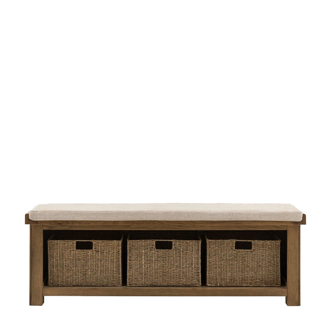 Hardwick Hall Bench - Natural