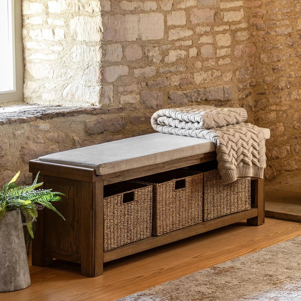 Hardwick Hall Bench - Natural