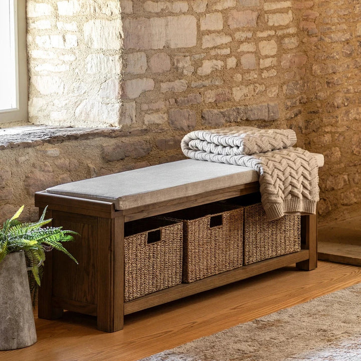 Hardwick Hall Bench - Natural