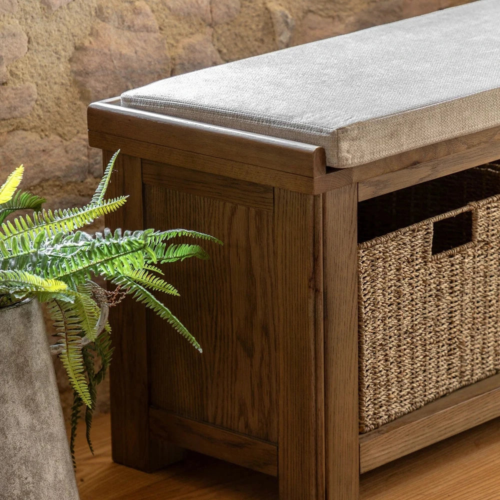 Hardwick Hall Bench - Natural