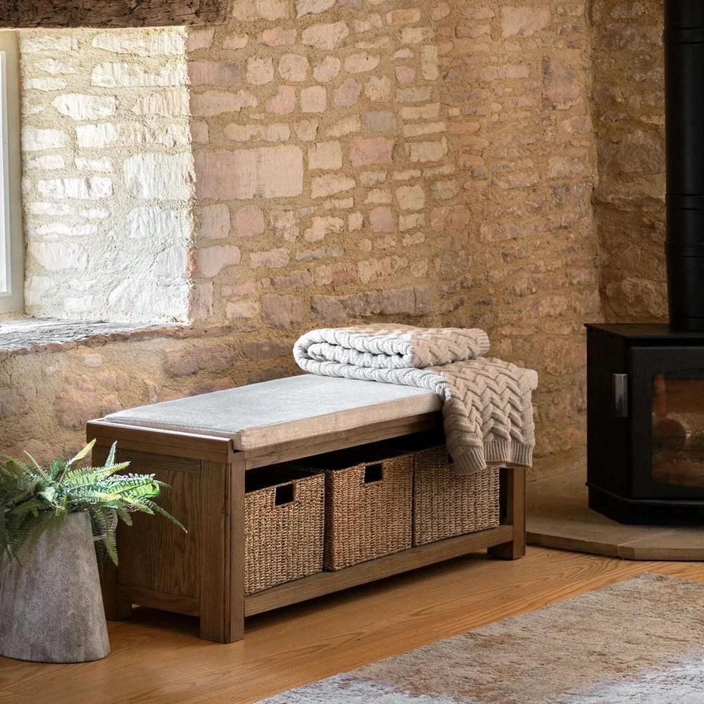 Hardwick Hall Bench - Natural