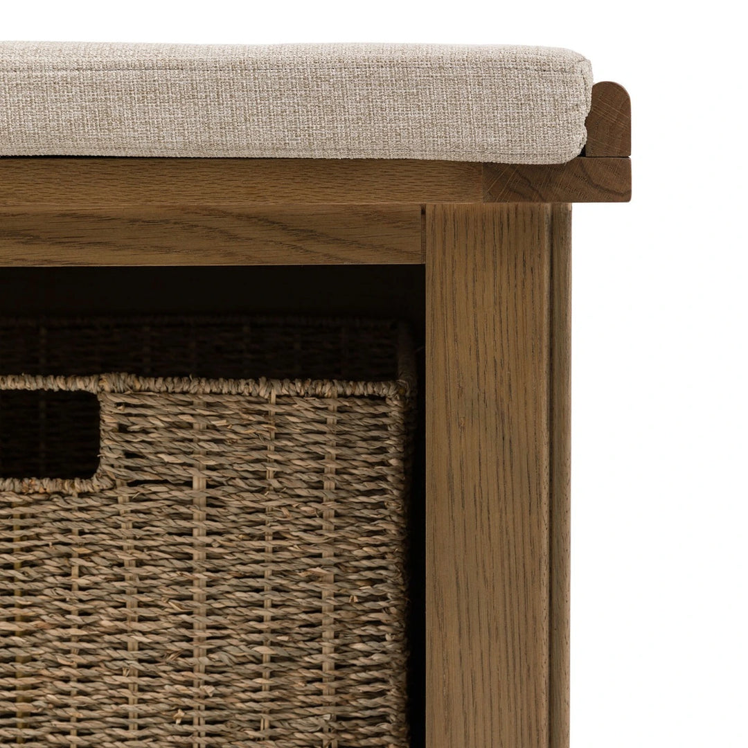 Hardwick Hall Bench - Natural