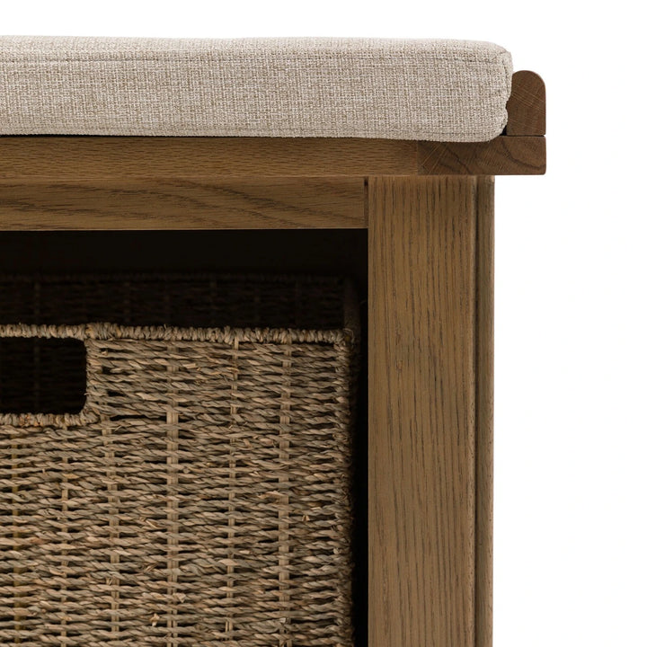 Hardwick Hall Bench - Natural