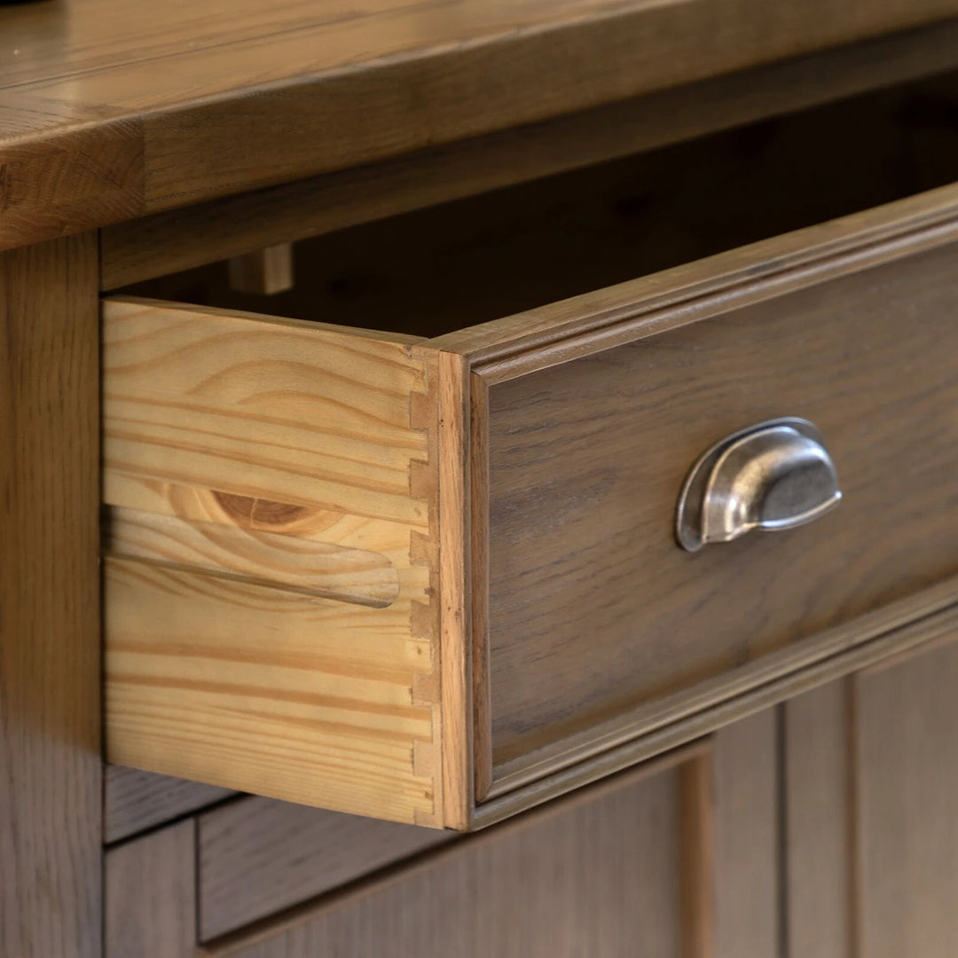 Hardwick 2 Door 1 Drawer Sideboard - Natural