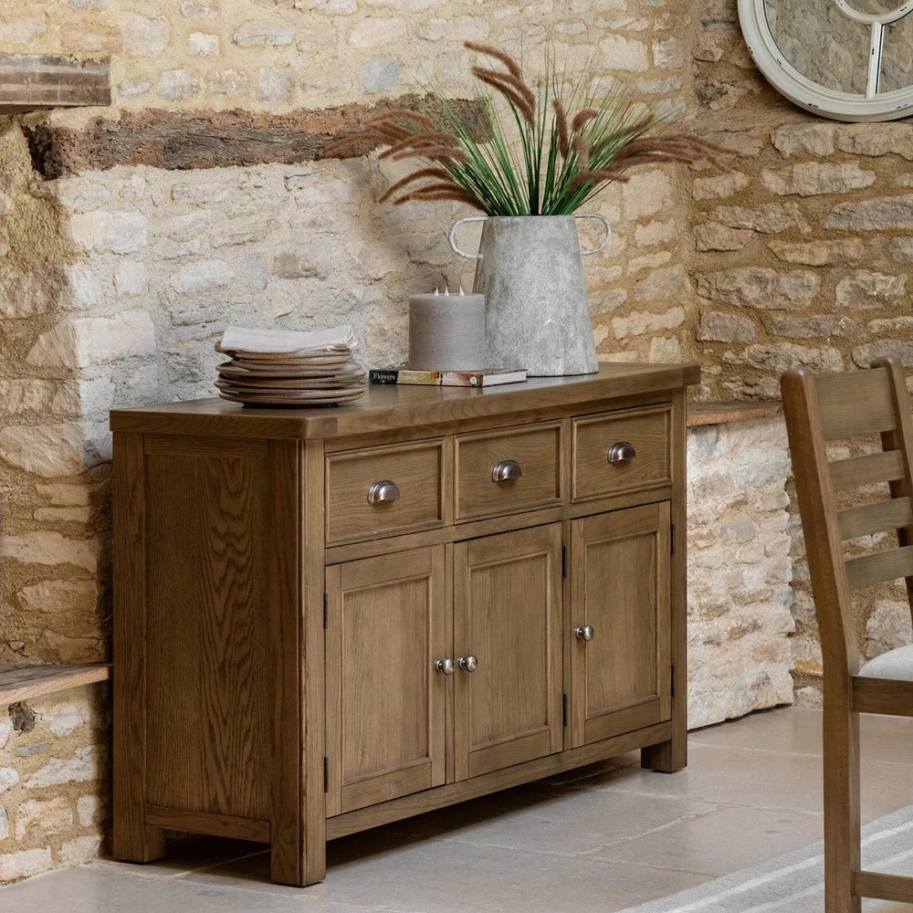 Hardwick 3 Door 3 Drawer Sideboard - Natural