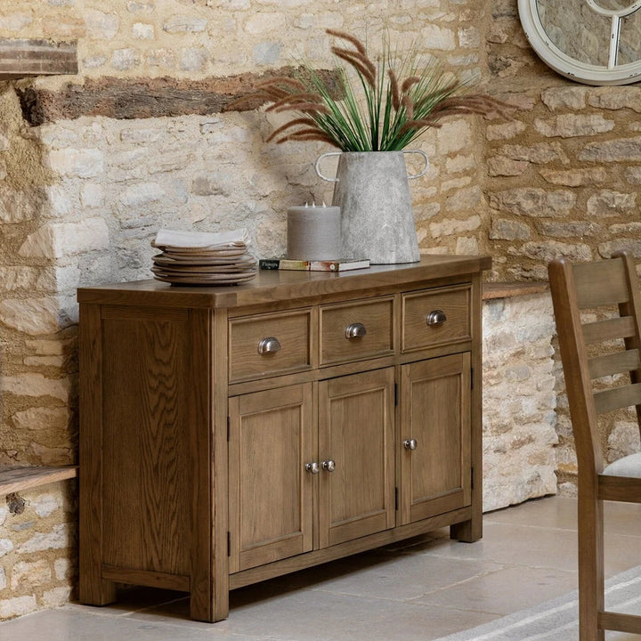 Hardwick 3 Door 3 Drawer Sideboard - Natural
