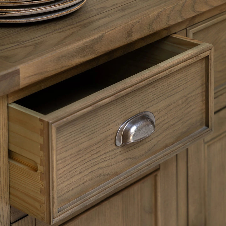 Hardwick 3 Door 3 Drawer Sideboard - Natural