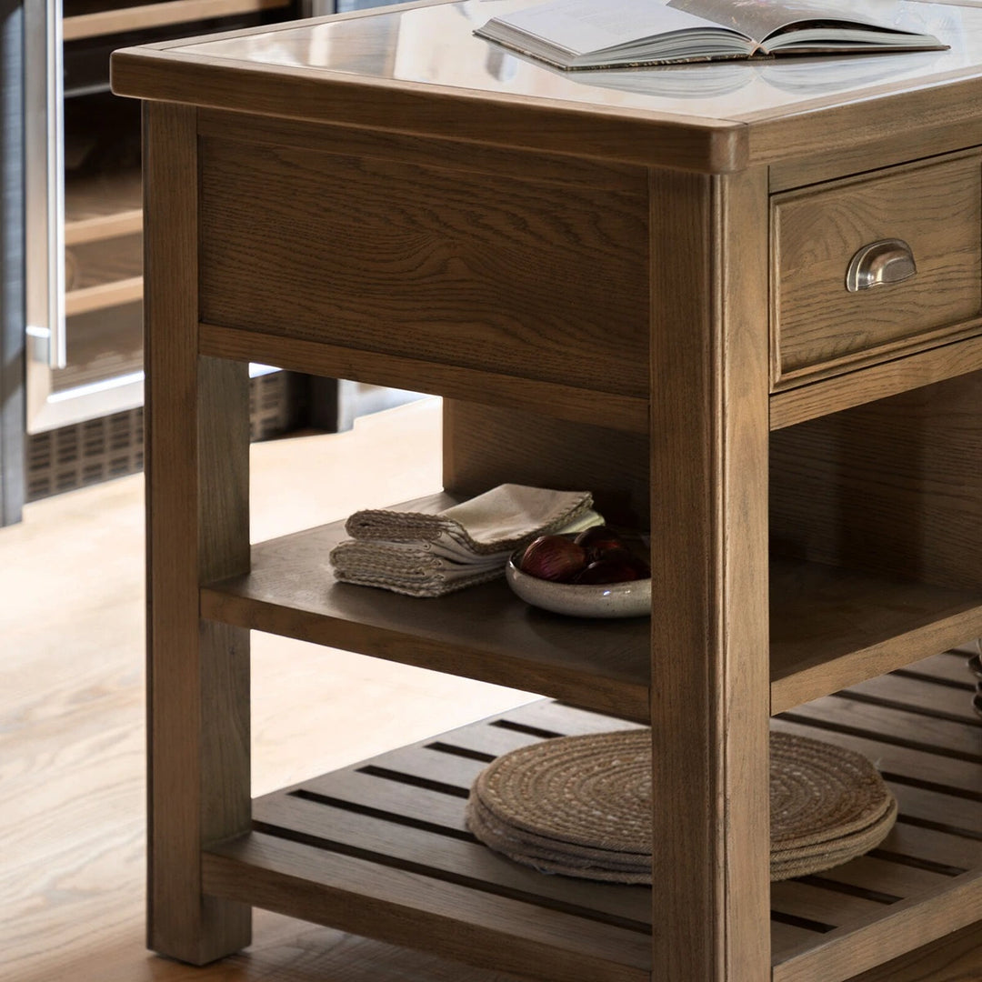 Hardwick Kitchen Island - Natural