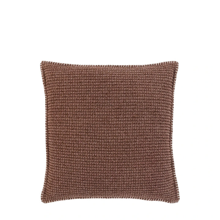 Aria Textured Cushion - Brown