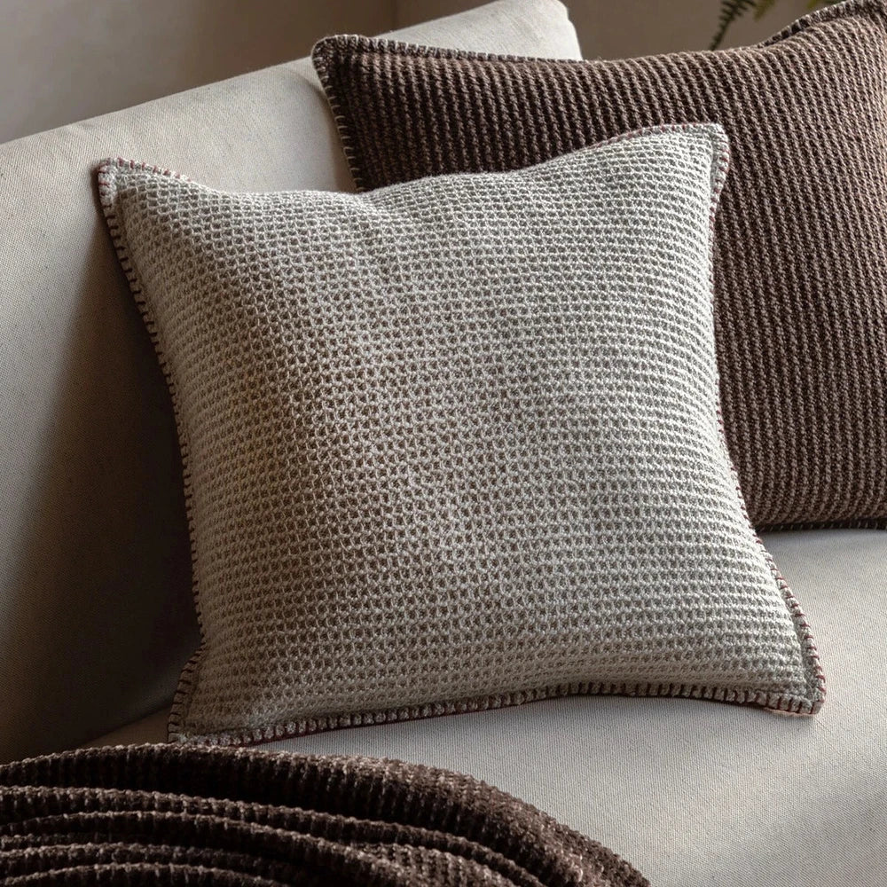 Aria Textured Cushion - Cream