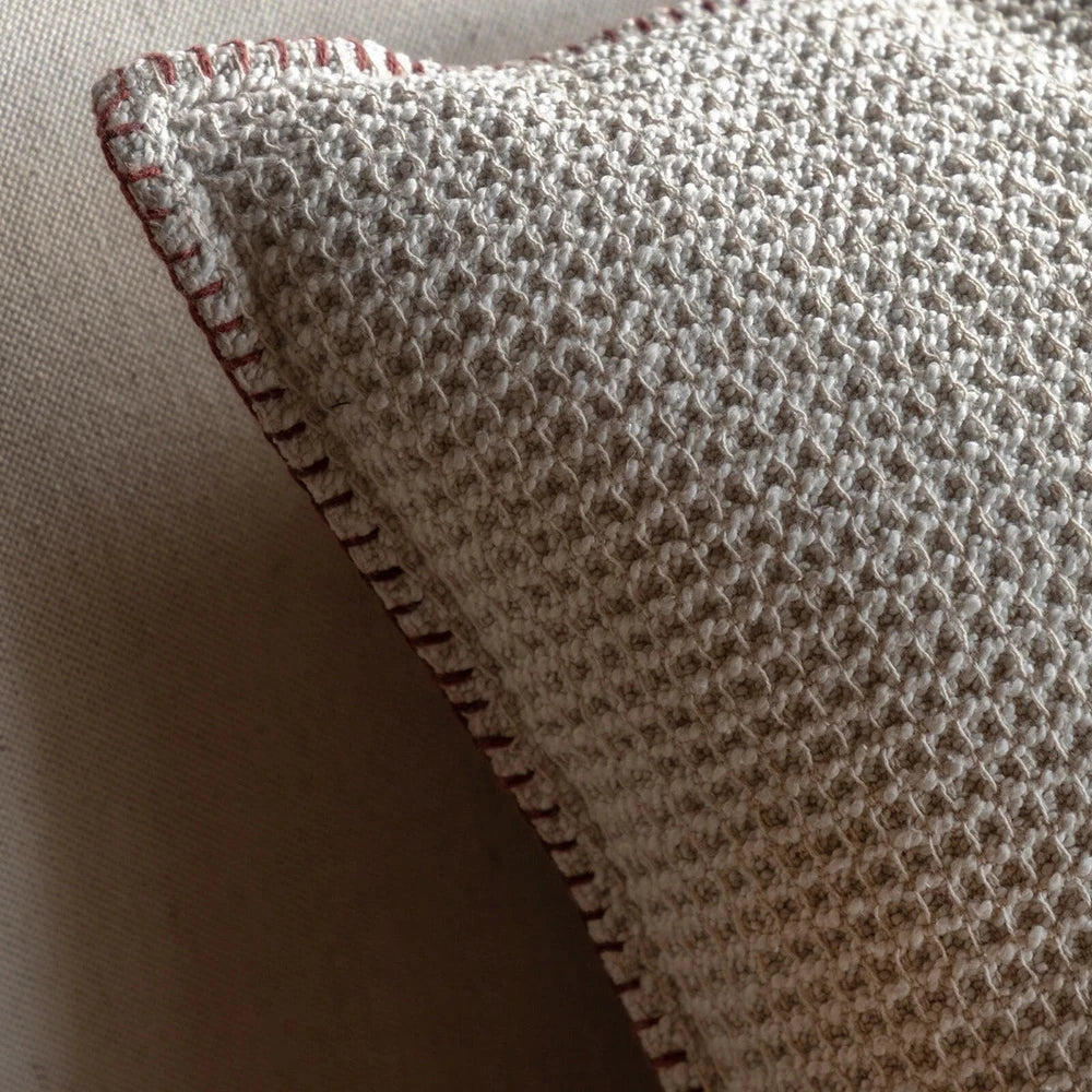Aria Textured Cushion - Cream