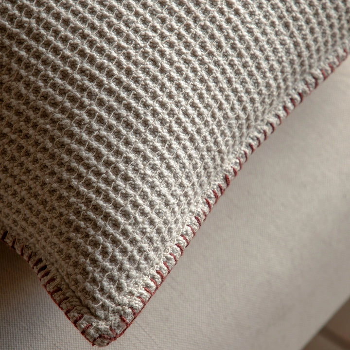 Aria Textured Cushion - Cream