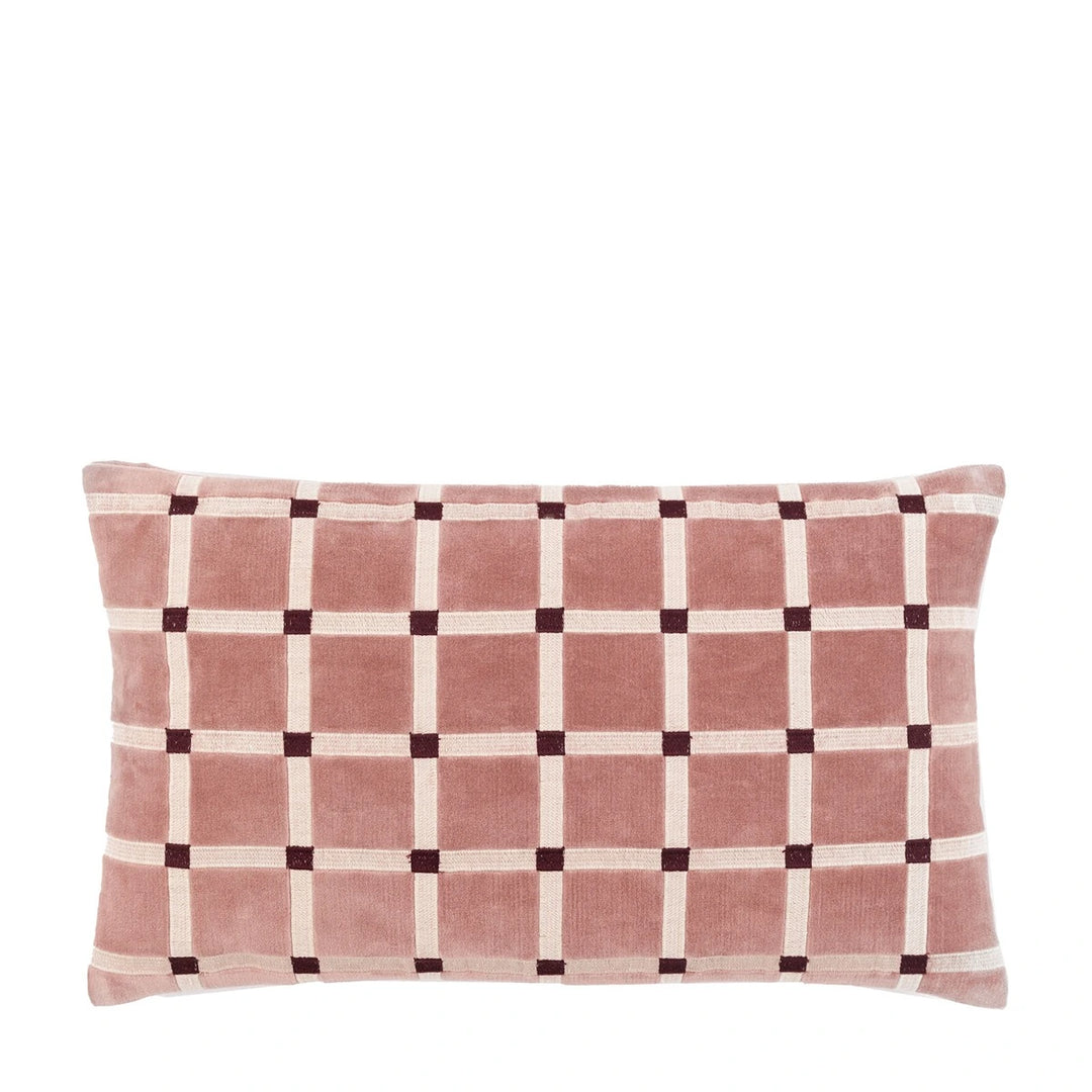 Sana Velvet Cushion - Mauve