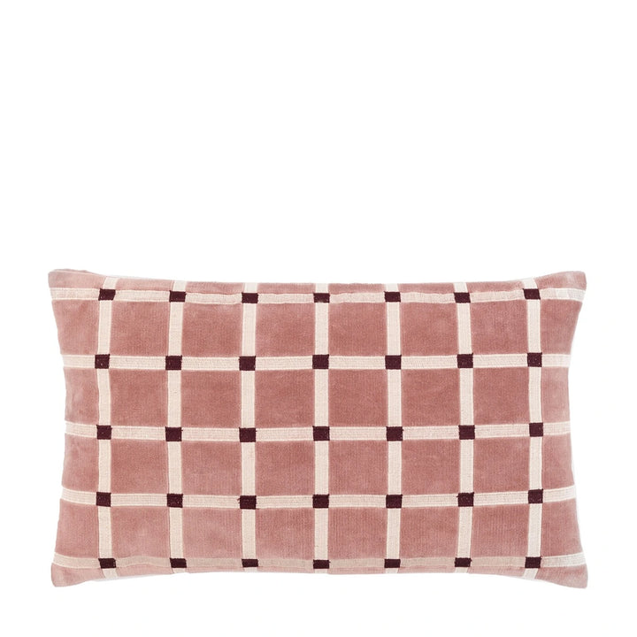 Sana Velvet Cushion - Mauve