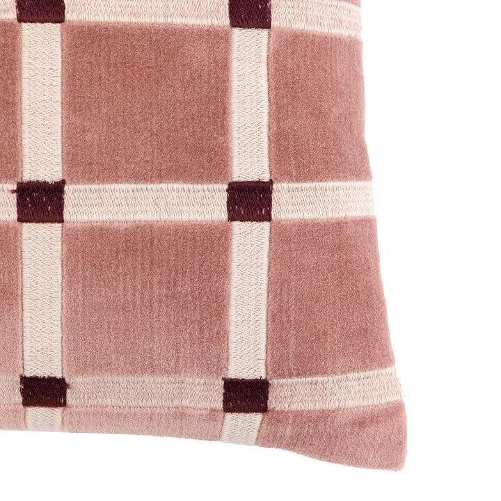 Sana Velvet Cushion - Mauve