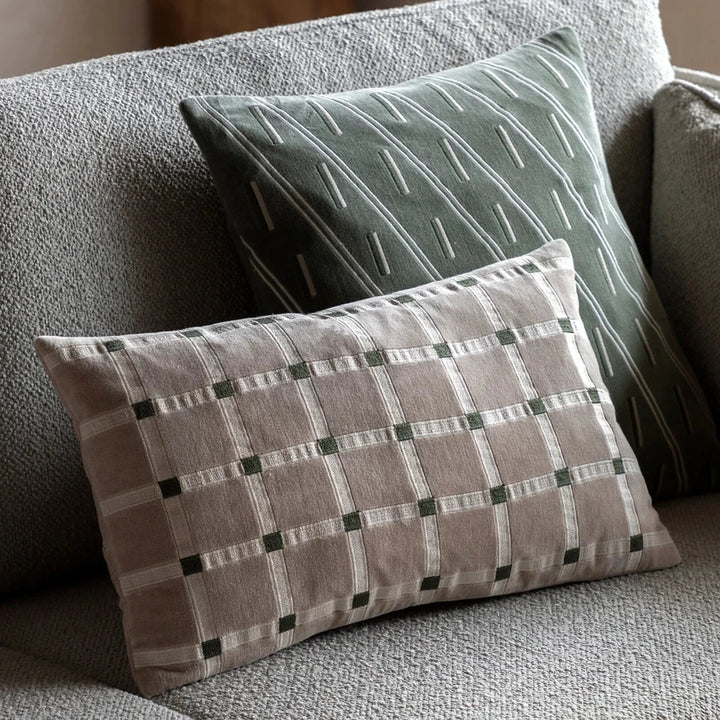 Sana Velvet Cushion - Taupe