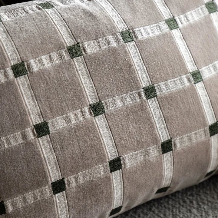 Sana Velvet Cushion - Taupe