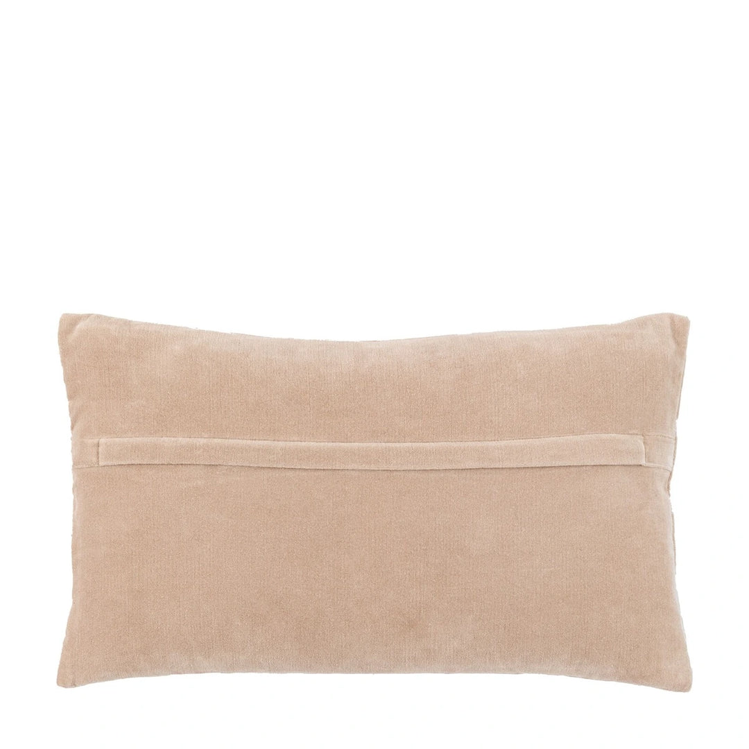 Sana Velvet Cushion - Taupe