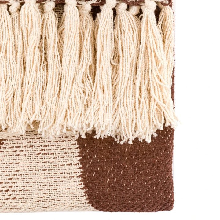 Alma Abstract Throw - Chocolate