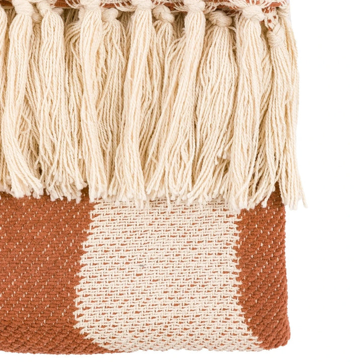 Alma Abstract Throw - Nutmeg