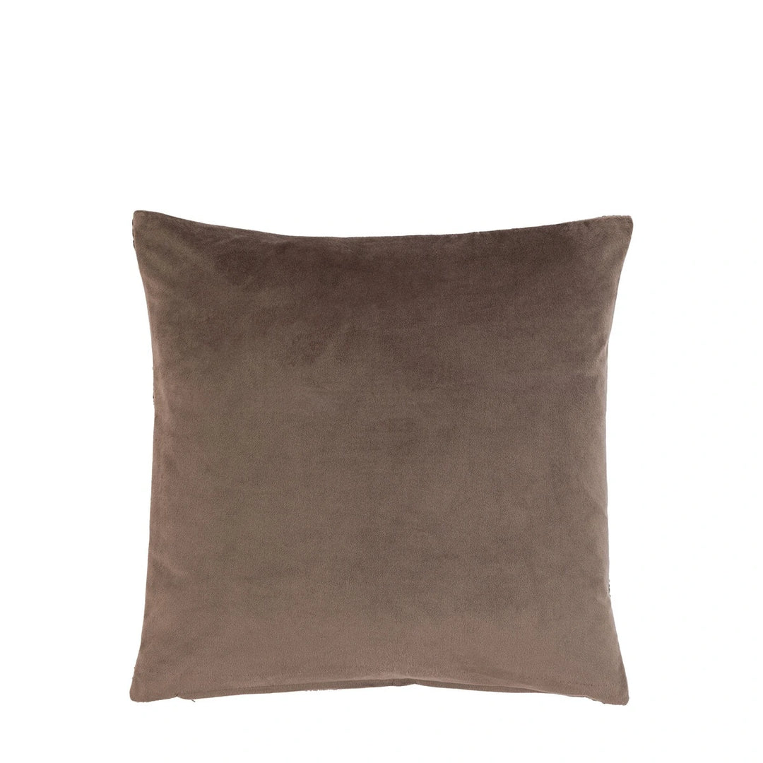 Basketweave Set of 2 Cushions - Chocolate