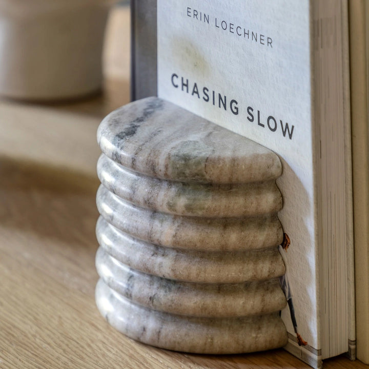 Oslo Marble Bookends